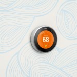Nest, termostato smart di Google, primo piano