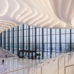 La biblioteca di Tianjin Binhai progettata da MVRDV in Cina